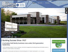 Tablet Screenshot of jeburtonconstruction.com